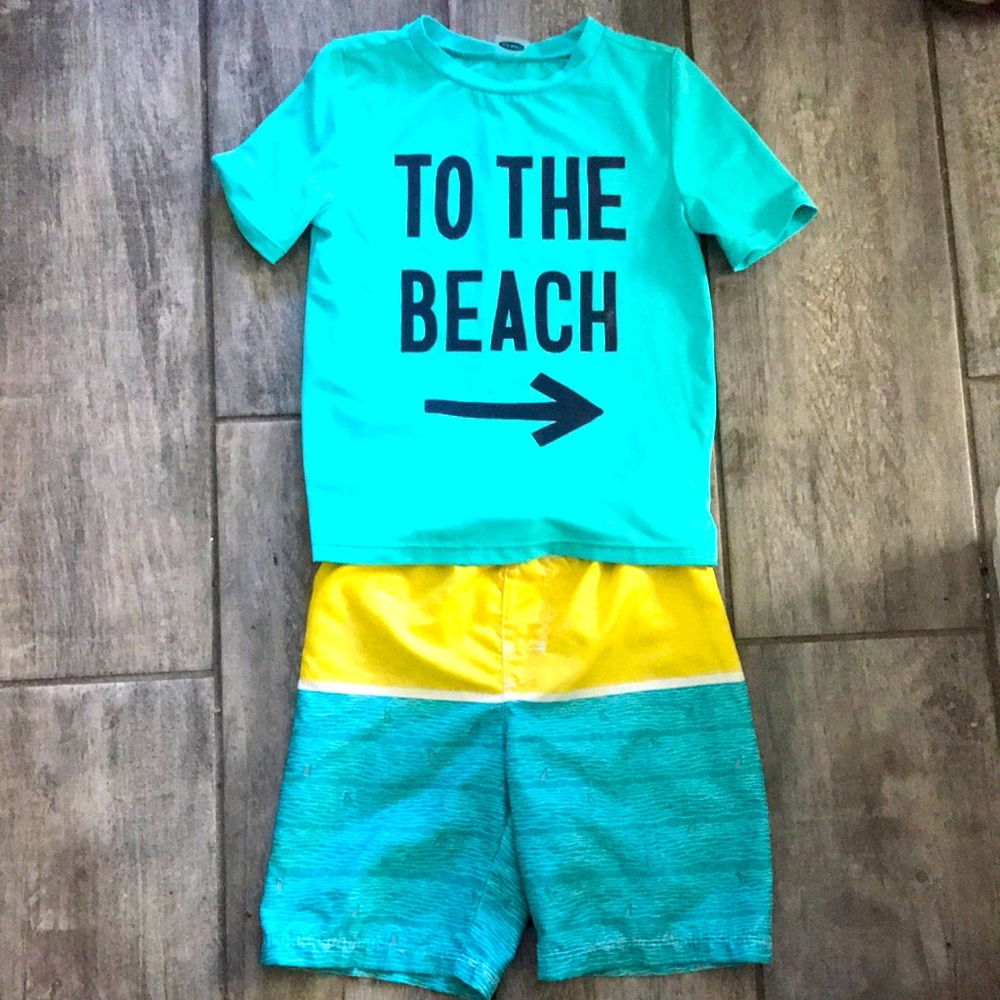 Old Navy swim set.